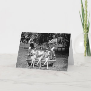 Karo heraus jene Ukuleles! - Zwanzigerjahre Karte