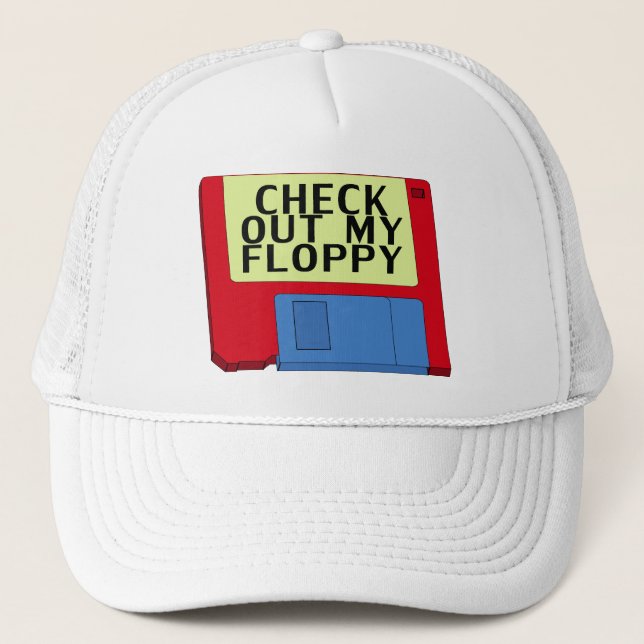 Karo heraus meine Diskette Truckerkappe (Vorderseite)