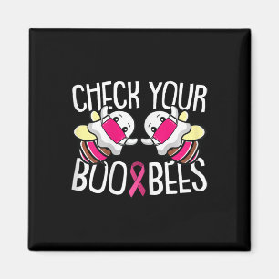 Karo Ihr Boo Bees Breast Cancer Awareness Warrio Magnet