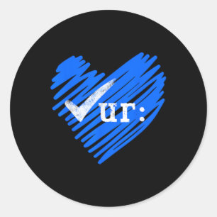 Karo Ihr Colon Colorectal Cancer Awareness Runder Aufkleber