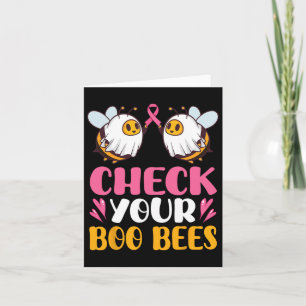 Karo Ihre Boo-Bienen Brustkrebs-Bewusstsein Brust Karte