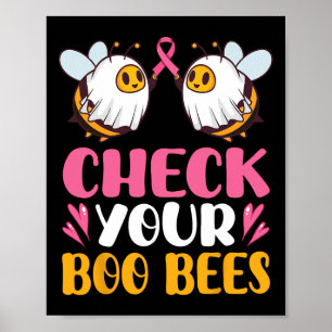 Karo Ihre Boo-Bienen Brustkrebs-Bewusstsein Brust Poster