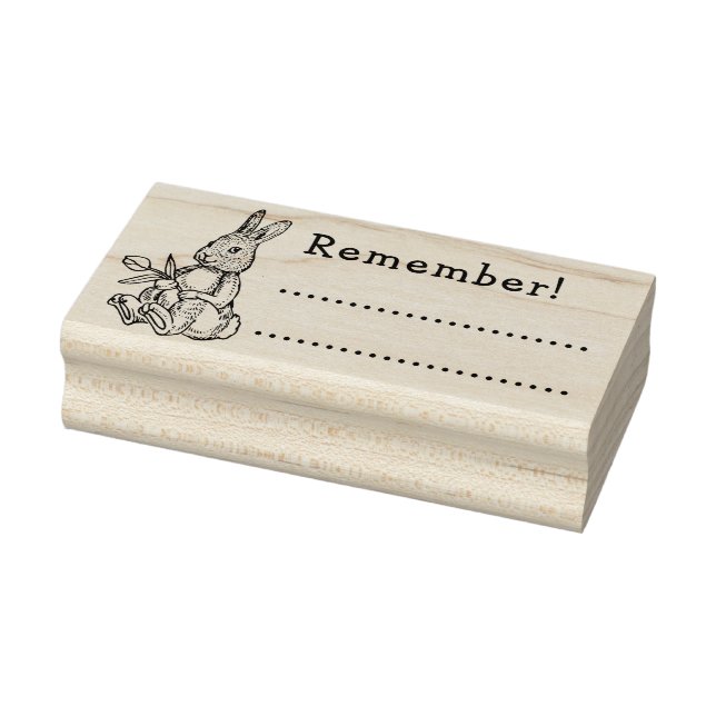 KARO IHRE ERINNERUNG BENJI RABBIT RUBBER BRIEFMARK GUMMISTEMPEL (Stempel)