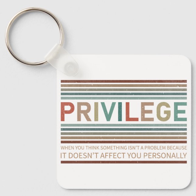 Karo Ihres Privilegs Schlüsselanhänger (Vorderseite)