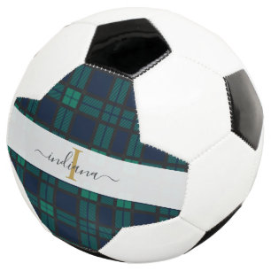 Karo-Klassiker-Monogramm-Schriftname Fußball