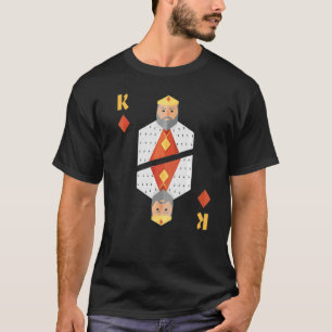Karo-König Kartenspiel Halloween Gruppen-Kos T-Shirt