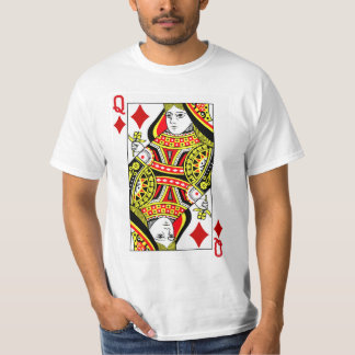 Karo-Königin, die Karten spielt T-Shirt