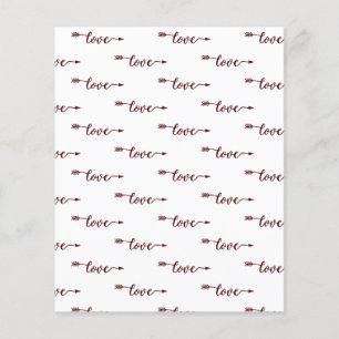 Karo-Liebespfeil-Scrapbook-Papier