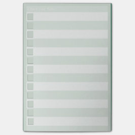 Karo-Liste Post-it Klebezettel