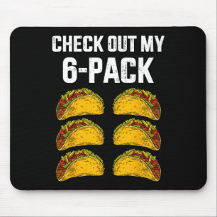 Karo mein 6-er-Paket mit Tacos für Cinco de Ma Mousepad