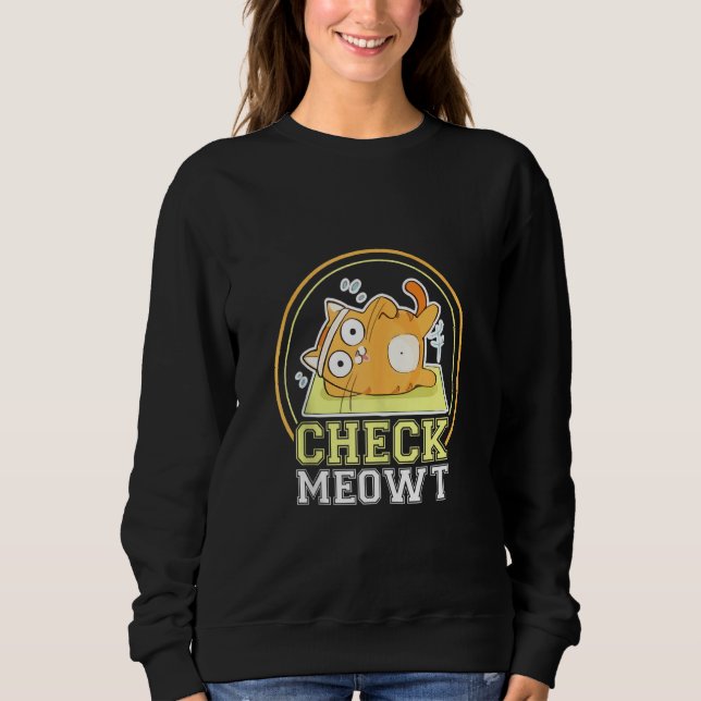 Karo Meowt Cat Yoga Workout Kitten Sweatshirt (Vorderseite)