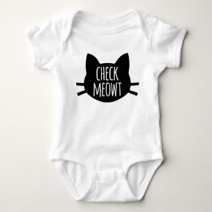 Karo Meowt - Funny Cat Baby Strampler