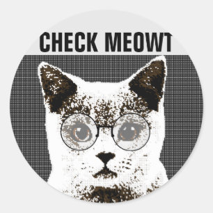 Karo Meowt, Funny Cat STICKERS