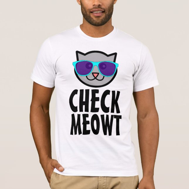 KARO MEOWT Funny CAT T - Shirt (Vorderseite)
