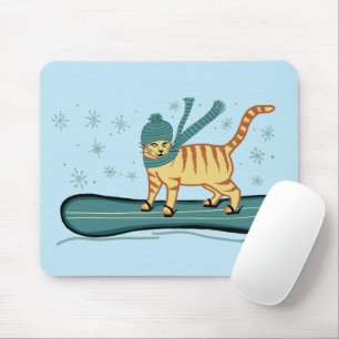 KARO MEOWT Snowboarder Mousepad