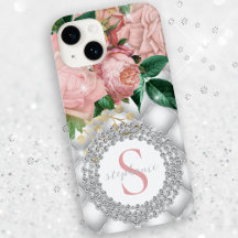 Karo Monogram Roses Funkelnd Blende gespannt