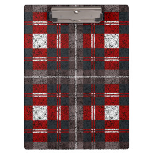 Karo-Muster-Clipboard Kariertes Design Klemmbrett