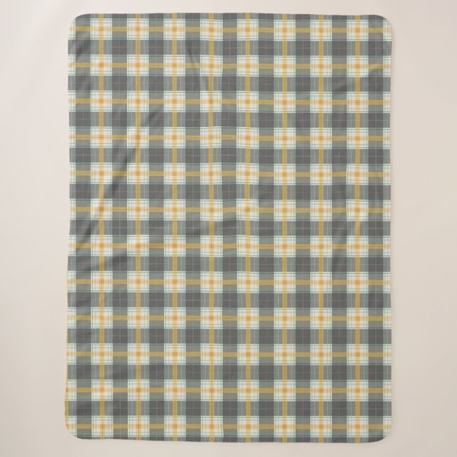 Karo Muster Cornwall Sherpadecke (Vorderseite)