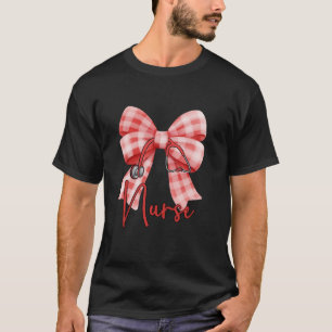 Karo Nurse Coquette Bow Stethoscope Pflegemedizin T-Shirt