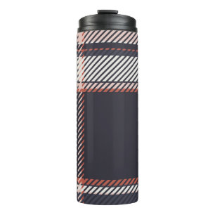 Karo oder Tartan Vintage ist Hintergrund oder Text Thermosbecher