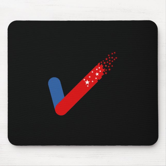 Karo Out America Erster 4. Juli Mousepad (Vorne)