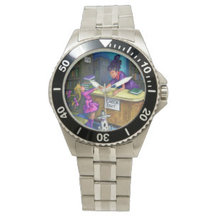 Karo-Out Armbanduhr