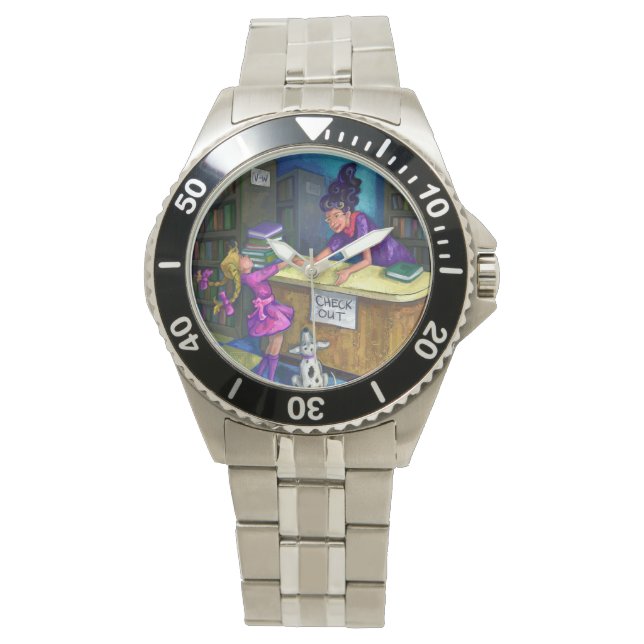 Karo-Out Armbanduhr (Vorderseite)