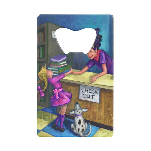 Karo-Out Geldbeutel Flaschenöffner (Vorderseite)