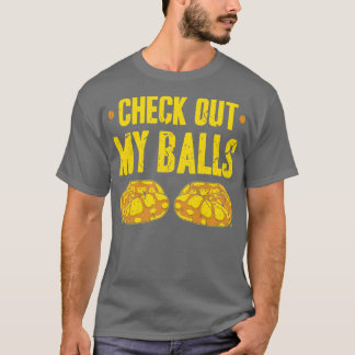 Karo Out My Balls Python Schlange T-Shirt
