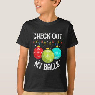 Karo Out My Balls Spaß schmutziger Weihnachtsspaß T-Shirt
