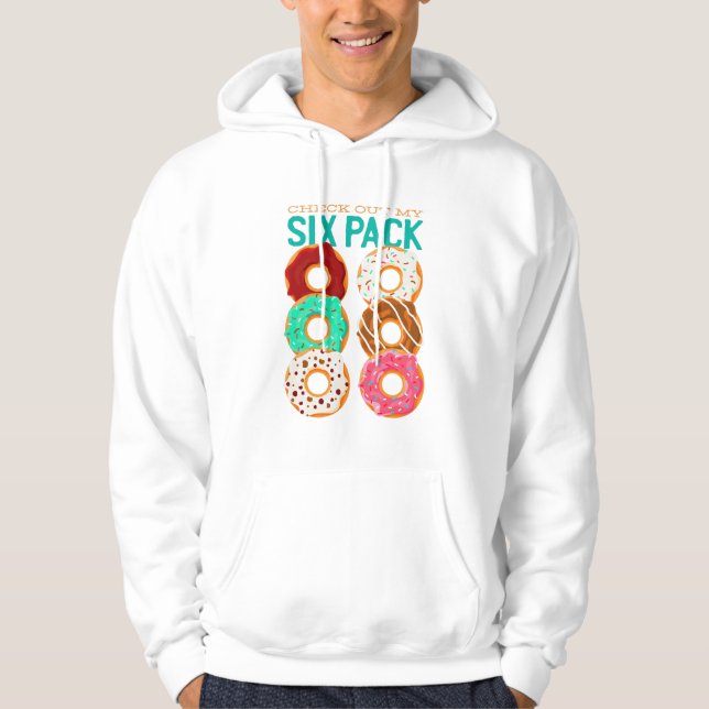 Karo Out My Six Pack - Funny Donuts Workout Abs Hoodie (Vorderseite)