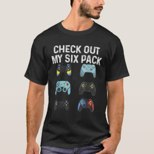 Karo Out My Six Pack Gamer Design Funny Gamer s C T-Shirt