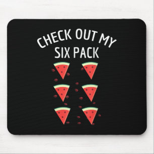 Karo Out My Six Pack Watermelon Fun Melon Shirt Mousepad
