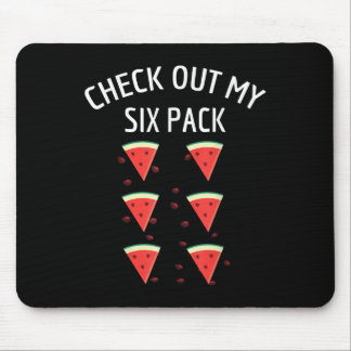 Karo Out My Six Pack Watermelon Fun Melon Shirt Mousepad