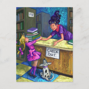 Karo-Out-Postkarte Postkarte