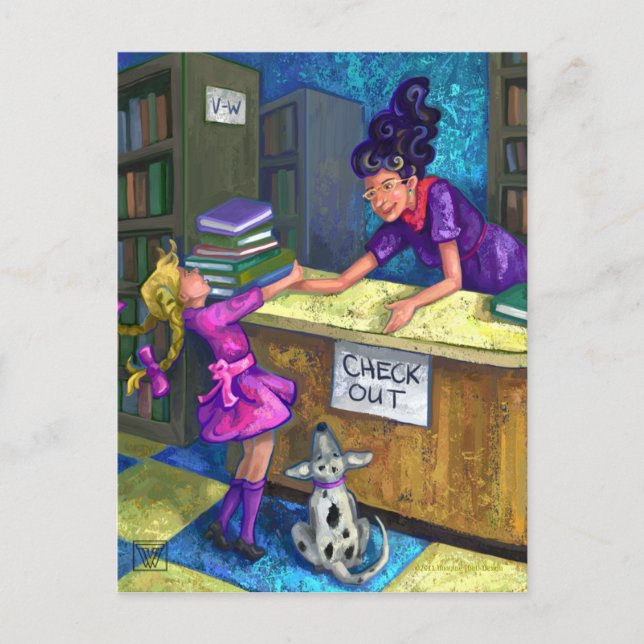 Karo-Out-Postkarte Postkarte (Vorderseite)