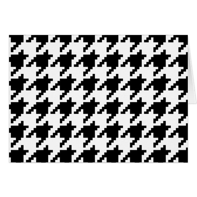 Karo-Patchkarte mit 8 Bit-Pixel-Hahnentrittmuster (Vorderseite (Horizontal))