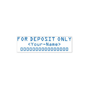 Karo-Restriktive Indorsement + Individuelle Name Permastempel