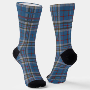 Karo-Rot-Tartan Thompson Socken