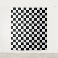Karo Schwarz-weiß Checked Patches