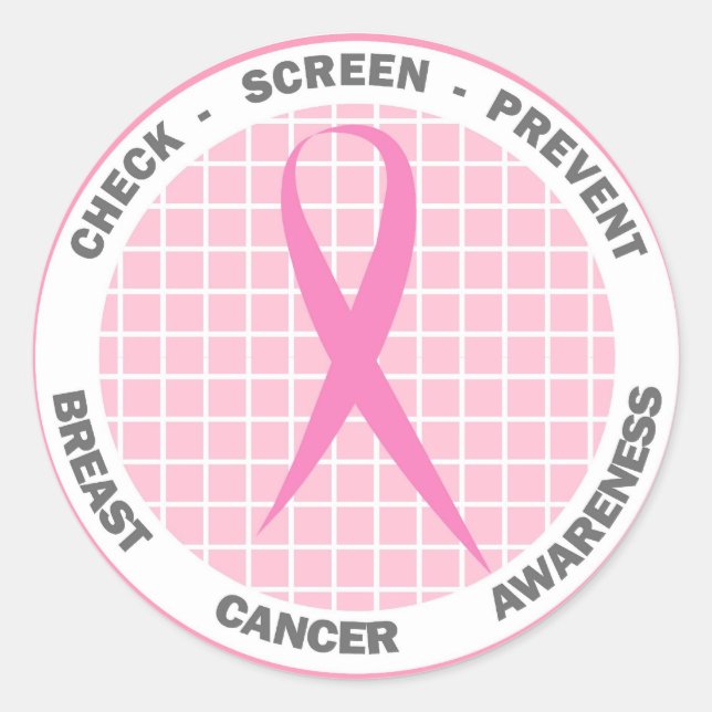 Karo-Screen-Prevent - Aufkleber (Vorderseite)