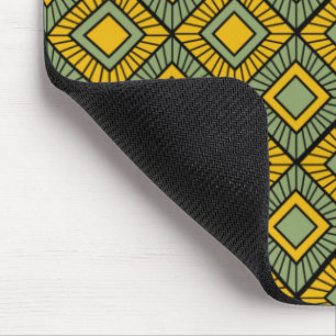 Karo-Streifen - grün Mousepad