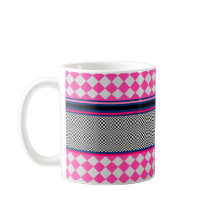 Karo Stripes Harlequin Mixed Pattern Design