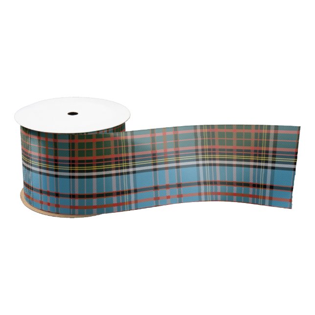 Karo-Tartan Anderson Rustikal Satinband (Spule)