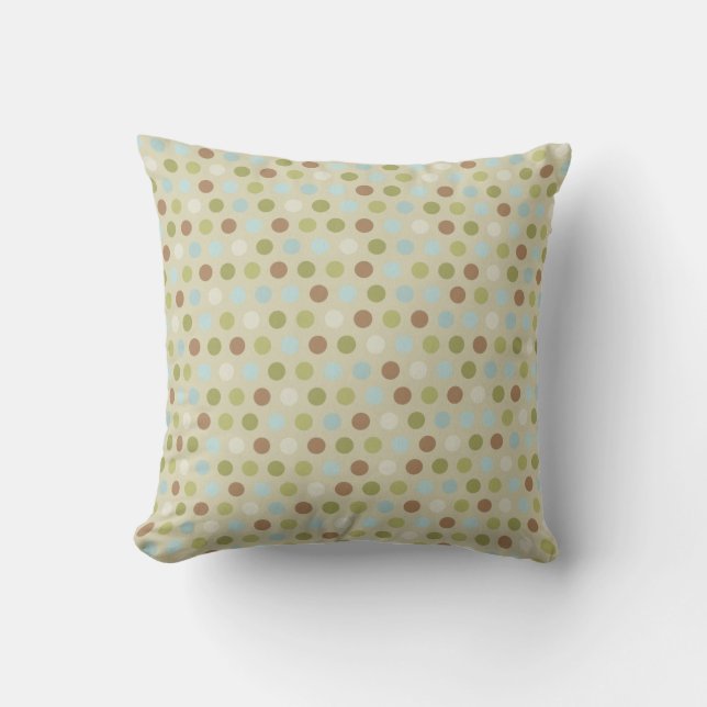 Karo und Dots American MOJO Pillow Kissen (Vorderseite)