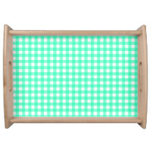 Karo Vichy Blue Turquoise