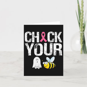 Karo Your Boo Bees Shirt Die sonnige Brustkrebshal Karte