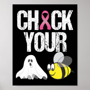 Karo Your Boo Bees Shirt Die sonnige Brustkrebshal Poster