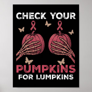 Karo Your Pumpkins - Brustkrebs-Aufklärungssaal Poster
