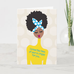 Karo zu Ihren Freunden - Crappy year Dankeskarte